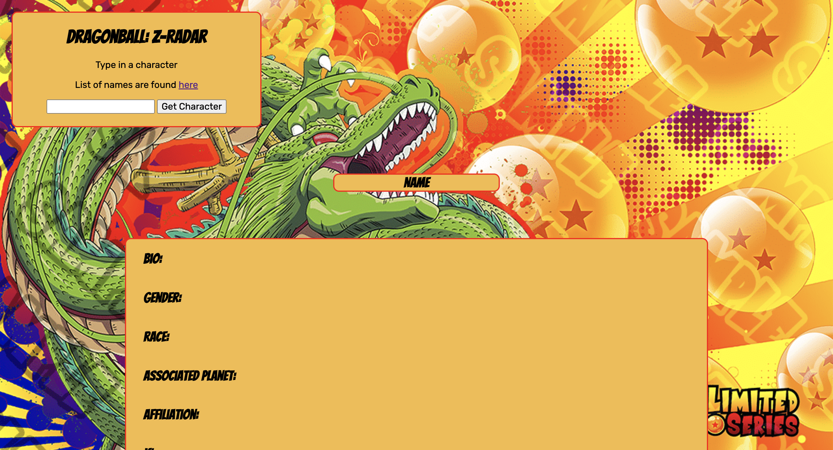 DragonBall Z-Radar Picture